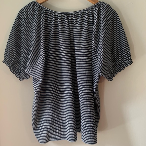 Madewell puff sleeve striped peasant top XXL - Picture 3 of 8